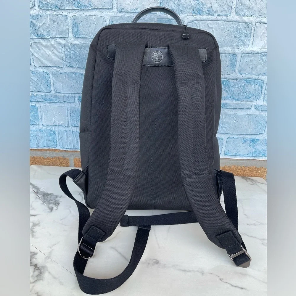 Bolvaint Giles leather and canvas backpack